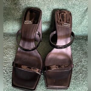 Jefferey Campbell black Sam Heel size 9